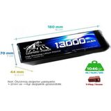 Leopard Power 13000 Mah 14.8V 4s 25C Uav & Multirotor Lityum Polimer Lipo Batarya Pil - Beyaz