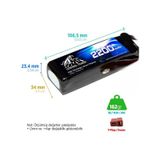 Leopard Power 2200 mAh 11.1V 3S 25C Lityum Polimer Lipo Batarya Pil T Plug