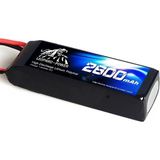 Leopard Power 2600 mAh 22.2V 6S 25C Lityum Polimer Lipo Batarya Pil T Plug - Siyah