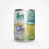Leo's 12x400 gr Ton Balıklı Parça Etli Soslu Kedi Konservesi