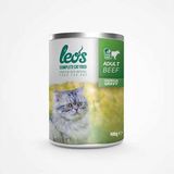Leo's 6x400 gr Sığır Parça Etli Soslu Kedi Konservesi