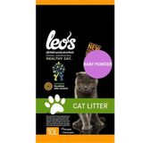 Leo's Cat Litter Baby Powder Kokulu İnce 10 lt Bentonit Kedi Kumu
