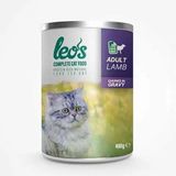 Leo's Kuzu Parça Etli Soslu 400 gr Yetişkin Kedi Konservesi