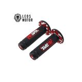 LEOS MOTOR Protaper Motosiklet Elcik Takımı Siyah - Kırmızı - Her Motora Uyumlu - Universal