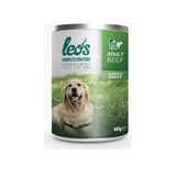 Leo's Sığır Parça Etli Soslu 24x400 gr Yetişkin Köpek Konservesi
