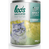 Leo's Ton Balıklı Parça Etli Soslu 400 gr Konserve Kedi Maması