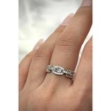 Leostone Baget Zirkon Taşlı Vintage Ünlü Model Ayarlanabilir Kadın Yüzük