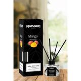 Lepassion Mango Kokulu Bambu Çubuklu Oda Kokusu Kalıcı Ev & Banyo Için Etkili Bambu Çubuğu Ortam Kokusu 100 Cc