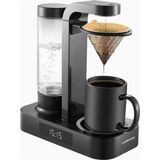 Lepresso 650 ml LED Ekranlı Filtre Kahve Makinesi - Siyah