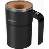 Lepresso Stirmagic Otomatik Karıştırıcılı 380 ml Termal Kupa - Siyah