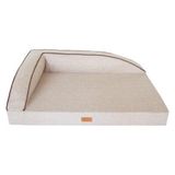 Lepus Corner Seat Kedi Köpek Yatağı Krem - 100 x 100 x 10 cm