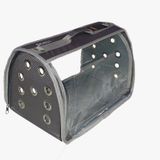 Lepus Gri 25x40x25 cm Kedi Ve Köpek Şeffaf Fly Bag Çanta