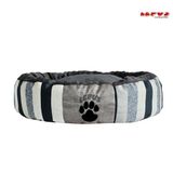 Lepus Lacivert 57x16 cm Yumuşak Dolgulu Peluş Simit Kedi Yatağı