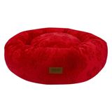 Lepus Luxe Donut Kırmızı Kedi ve Köpek Yatağı