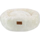 Lepus Luxe Donut Krem Kedi ve Köpek Yatağı