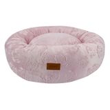 Lepus Luxe Donut Pembe Kedi ve Köpek Yatağı