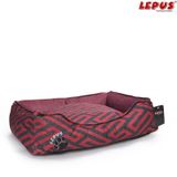 Lepus Premium Bordo M 60x44x22 cm Köpek Yatağı