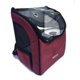 Lepus Şeffaf Sırt Çantası 40x25x30 cm Bordo