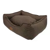 Lepus Soft Köpek Yatağı Kahverengi Large