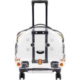 Lepus Wheel Bag 4 Teker Kedi Ve Kopek Valiz 42-45-25Cm Seffaf