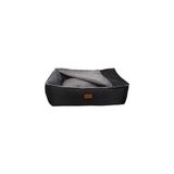 Lepus Winter Bed Siyah Medium Battaniyeli Kedi ve Köpek Yatağı