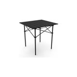 LERATO Katlanır Kamp Ve Piknik Masası Esneme Engelleyen Roll Bar Destekli (Taşıma Çantalı ) - Füme - 70 x 66 x 67