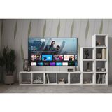 Leron Kitaplıklı Raflı Tv Ünitesi Beyaz 228 Cm Tv 1275