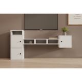 Leron Luna Modül Duvara Monte 3 Kapaklı Modern Tv Ünitesi Ve Konsol