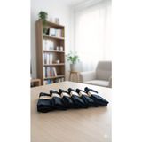 Leroni; Organik Pamuk Erkek Kışlık Çorap Dikişsiz Soft Yıkamalı 6'lı Paket - 40 - 45 - Siyah
