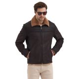 Leroy Erkek Hakiki Deri Mont Kürk Astarlı (7XL)