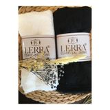 Lerra Bambu Kraş Şal 2’li Set (siyah-beyaz)