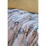 Leruum London Tek Kişilik Nevresim Takımı Kolay Ütülenir Ranforce Kumaş Nevresim Seti Çift Taraflı Çiçek Desen 160x220 cm - 160 x 220 cm - Sarı - Gri