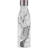 Les Artistes Paris Isı Yalıtımlı Çelik Termos Matara 500ML Marble Black & White - Menekşe