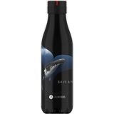 Les Artistes Paris Isı Yalıtımlı Çelik Termos Matara 500ML Serve & Protect - 500 ml - Füme - Gri