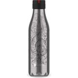 Les Artistes Paris Isı Yalıtımlı Çelik Termos Matara 500ML Tattoo - Gri