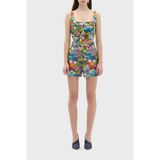 Les Benjamins Çiçek Desenli Yüksek Bel Relaxed Fit Short Bayan SHORT LB23SSHOEFUSO