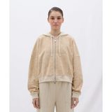 Les Benjamins LB23FWCLAFUZH-402-001 Classics Zip Hoodie 402 Bej Kadın Sweatshirt