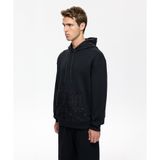 Les Benjamins LB25FWCLAMUHD-401-1012 Hoodies 401 Siyah Erkek Sweatshirt