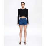 Les Benjamins LB25SSCLAFUSO-401-001 Classics Denim 401 Mavi Kadın Şort