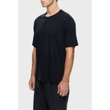 Les Benjamins Logolu Pamuklu Regular Fit Bisiklet Yaka T Shirt Erkek T Shirt LB25FWCLAMUTS - Siyah - XS