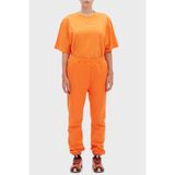Les Benjamins Logolu Regular Fit Elastik Bel Bantlı Cepli% 100 Pamuk Pantolon Bayan PANTOLON LB22FWESSFUSP