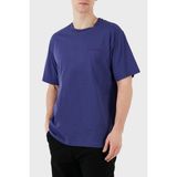 Les Benjamins Pamuk Regular Fit Bisiklet Yaka Logolu T Shirt Erkek T Shirt Lbnoosessmuts - Mor