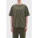 LES BENJAMINS Pamuklu Oversize Bisiklet Yaka T Shirt Erkek T SHİRT B23FWCLAMUTS