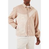 Les Benjamins Pamuklu Oversize Fit Ceket Erkek Ceket LB24SSKISMUJC - Bej