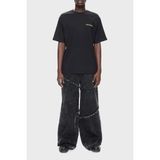 Les Benjamins Pamuklu Relaxed Fit Bisiklet Yaka T Shirt Erkek T Shirt LB24FWEAPMUTS - XL - Siyah