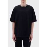 Les Benjamins Pamuklu Relaxed Fit T Shirt Erkek T Shirt LB23FWCLAMUTS - Siyah