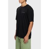 Les Benjamins Sırt Baskılı Pamuklu Relaxed Fit Bisiklet Yaka T Shirt Erkek T Shirt LB25FWTURMUTS - Siyah - 2XS