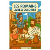 Les Romains Livre à Colorier: 50 Scènes Captivantes de la Vie Romaine pour Enfants et Adultes