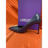 Lescarpe LES027 Lacivert Kadın Ayakkabı Stiletto Kristal Taş Detaylı