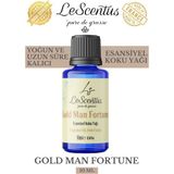 Lescentus Gold Man Fortune Esansiyel Koku Yağı Buhurdanlık Difüzör Mum Sabun Hobi Esansı 10 ml